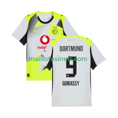 Maillot de Foot Borussia Dortmund Serhou Guirassy 9 Extérieur 2025-26